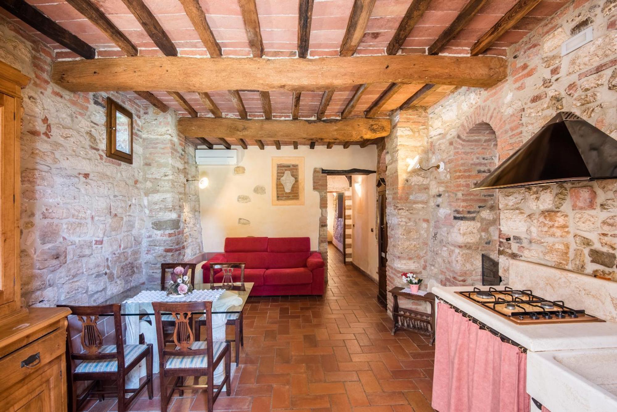 Appartamento La Cantina Rapolano Terme Bagian luar foto
