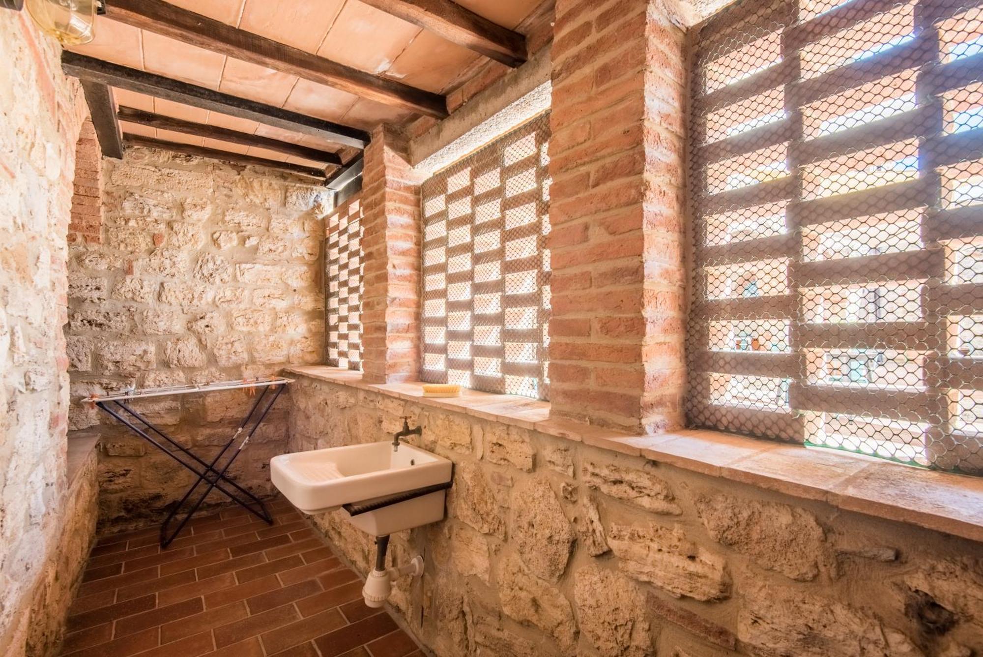 Appartamento La Cantina Rapolano Terme Bagian luar foto