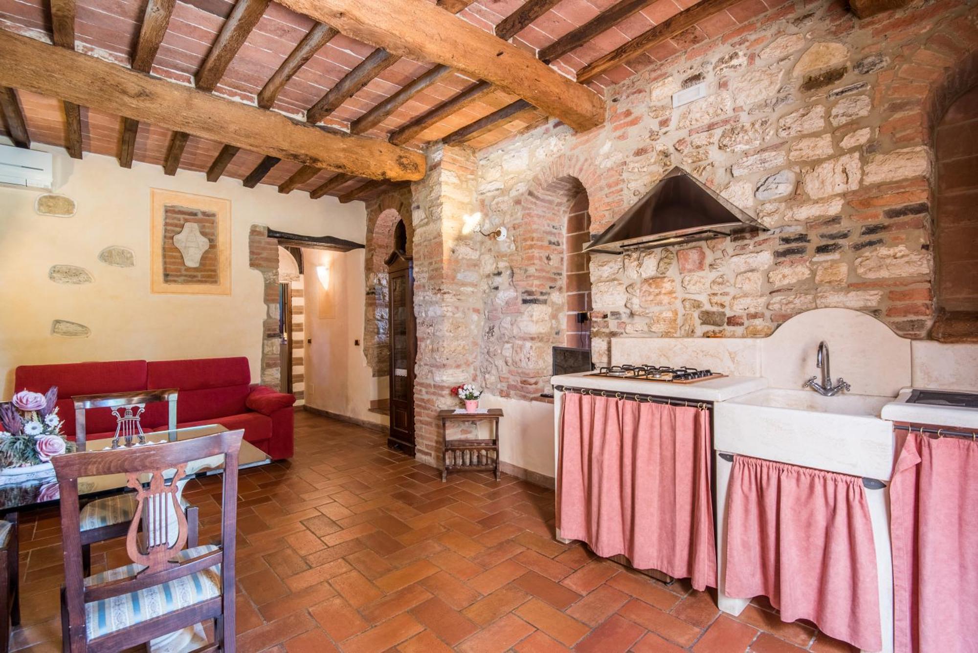 Appartamento La Cantina Rapolano Terme Bagian luar foto